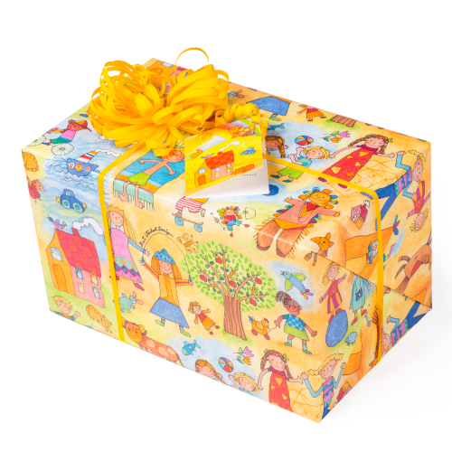 Geschenkpapier Kinder | Kinder Kinder | Geschenkpapier Ausschnitt