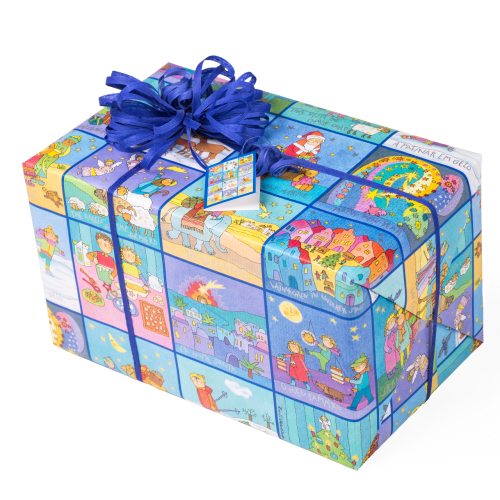 Geschenkpapier Kinder | Memory Weihnachten | Geschenkpapier Ausschnitt