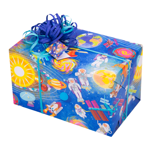Geschenkpapier Kinder + Jugend | Space | Geschenkpapier Ausschnitt