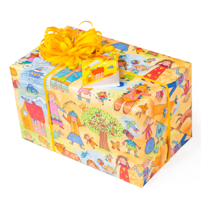 Kinder-Kinder | Geschenkpapier