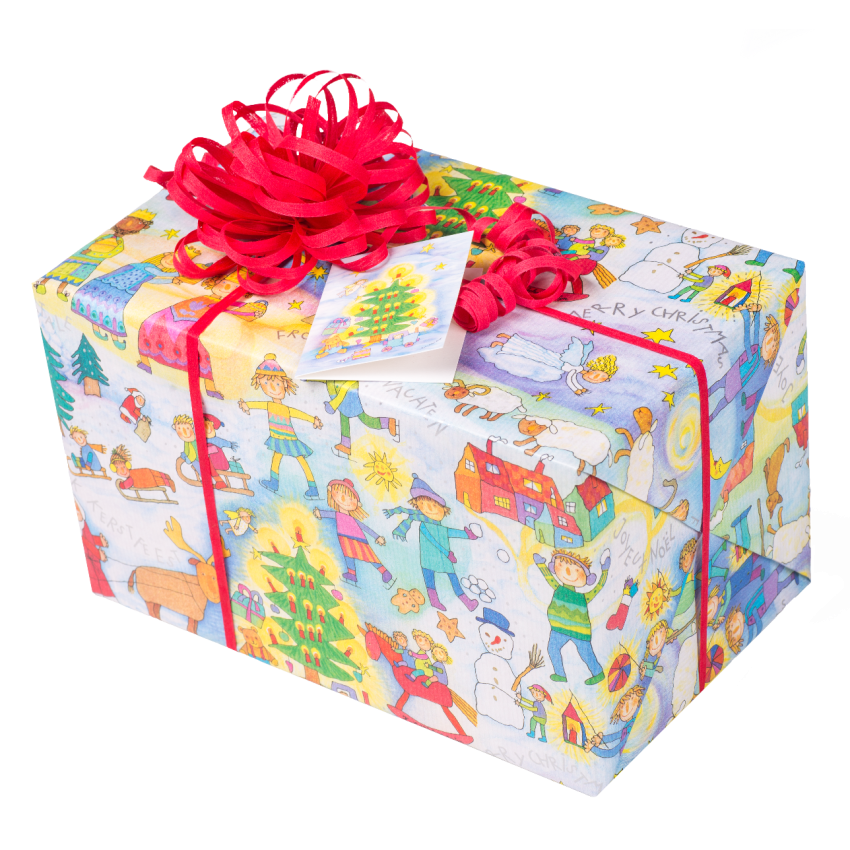 Kinder Weihnachten | Weihnachts-Geschenkpapier