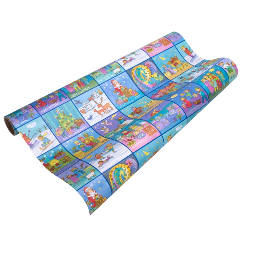 Geschenkpapier Kinder Weihnachten | Memory