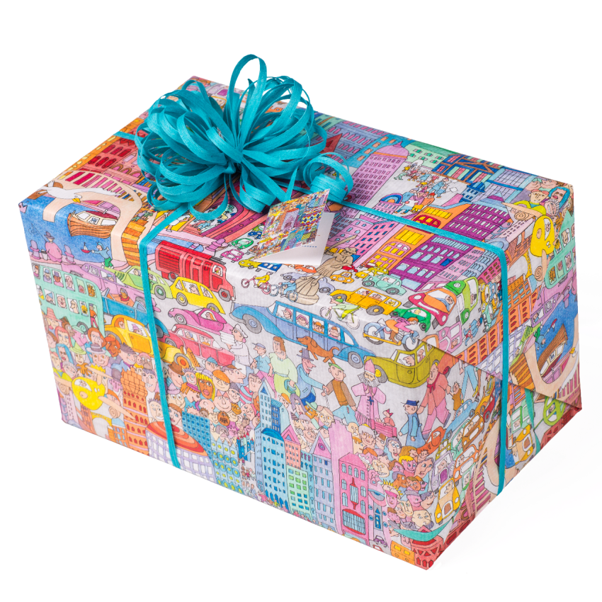 Geschenkpapier Stadt | City