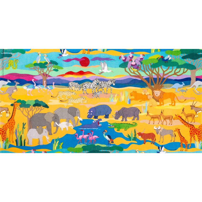 Safari Geschenkpapier Tiere | Wildlife