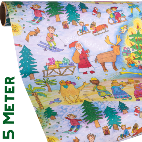 Geschenkpapier Kinder | Kinder Weihnachten | Geschenkpapier Ausschnitt