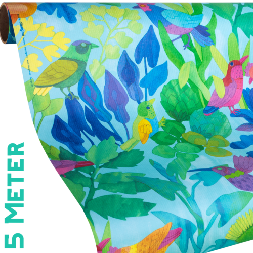 Geschenkpapier Jugend + Erwachsene | Birds | Geschenkpapier Ausschnitt