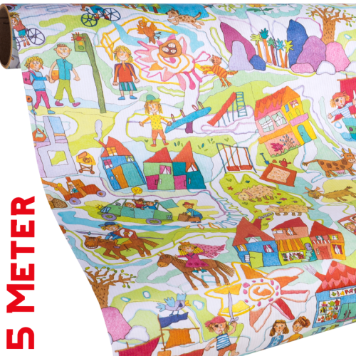 Geschenkpapier Kinder | Kinderzeit | Geschenkpapier Ausschnitt