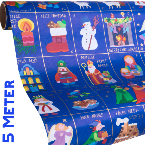 Geschenkpapier Kinder + Jugend | Weihnachtszeit | Geschenkpapier Ausschnitt