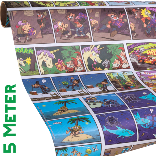 Geschenkpapier Kinder + Jugend | Comic | Geschenkpapier Ausschnitt