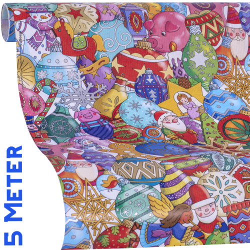 Geschenkpapier Merry X-mas, Papierausschnitt