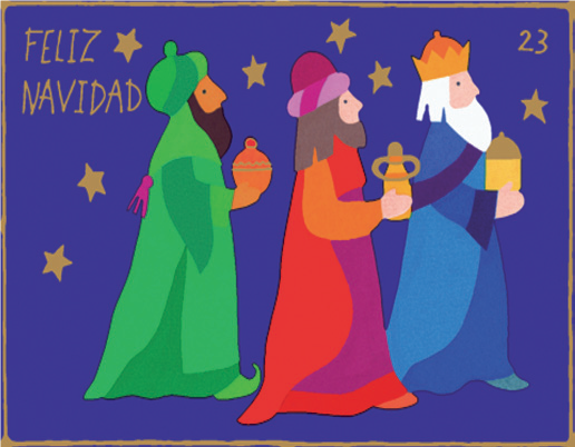 Heilige 3 Könige | Weihnachtsgeschenkpapier Kinder